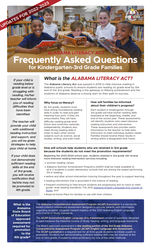 *NEW* Alabama Literacy Act