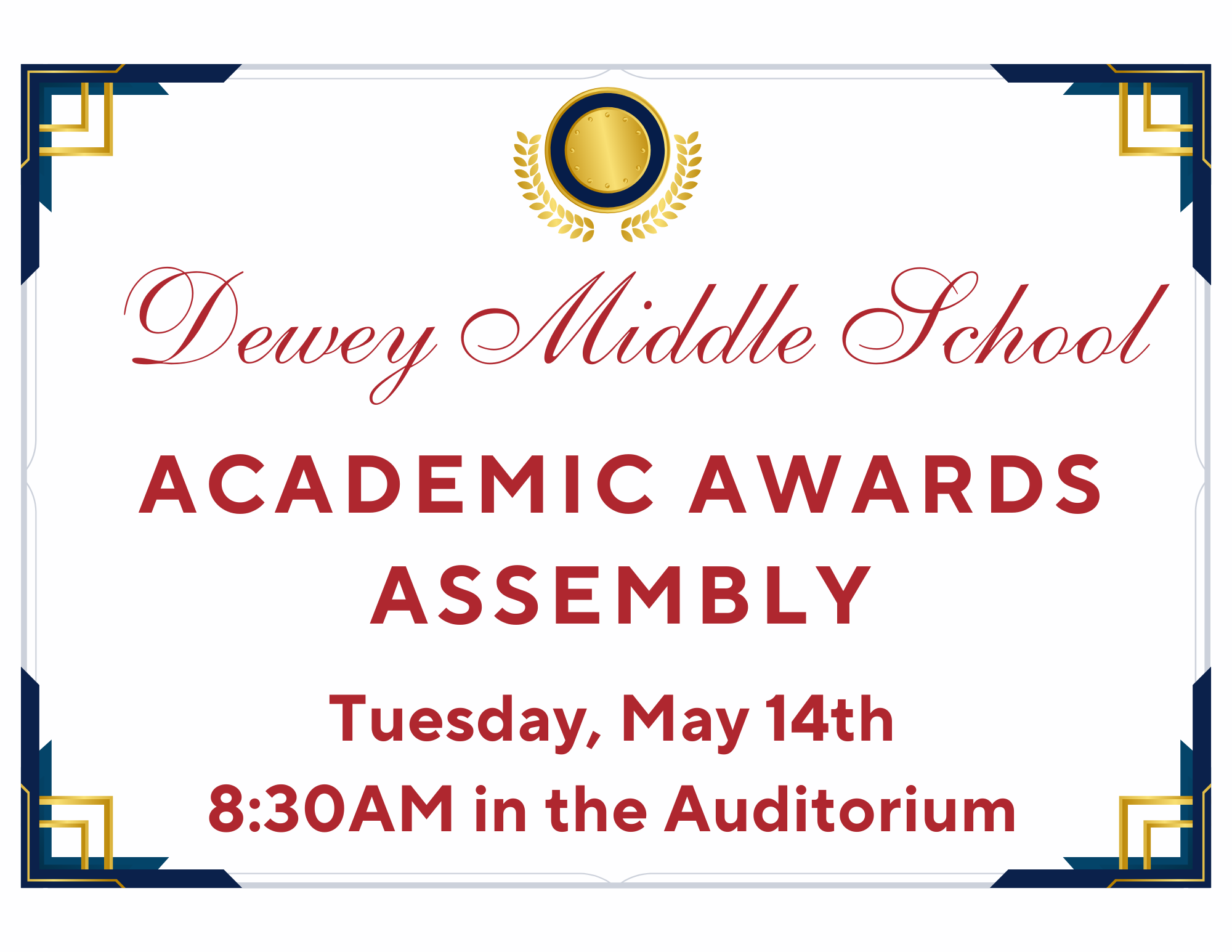 Awards assembly