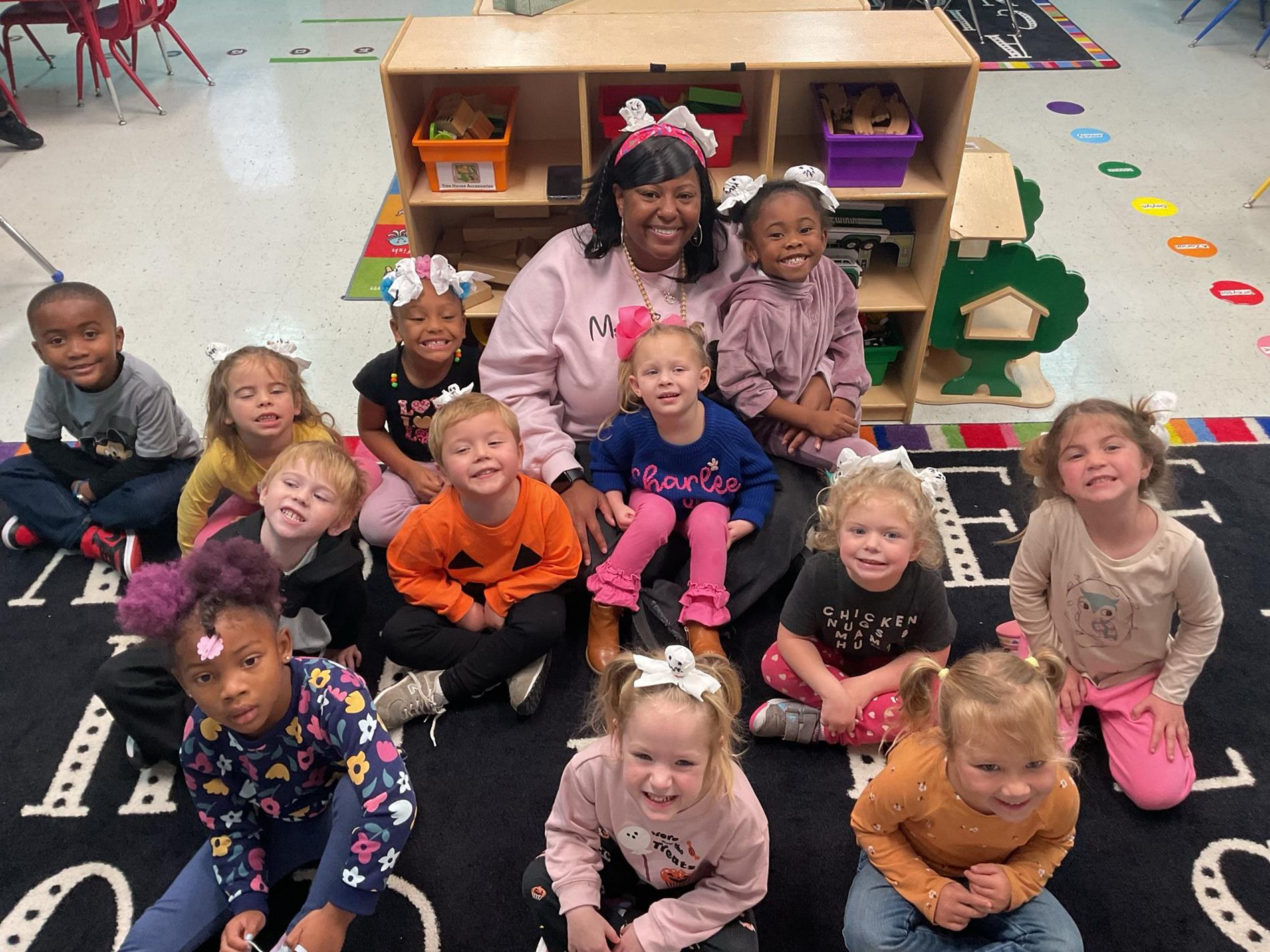 Ms. Tia and her Class