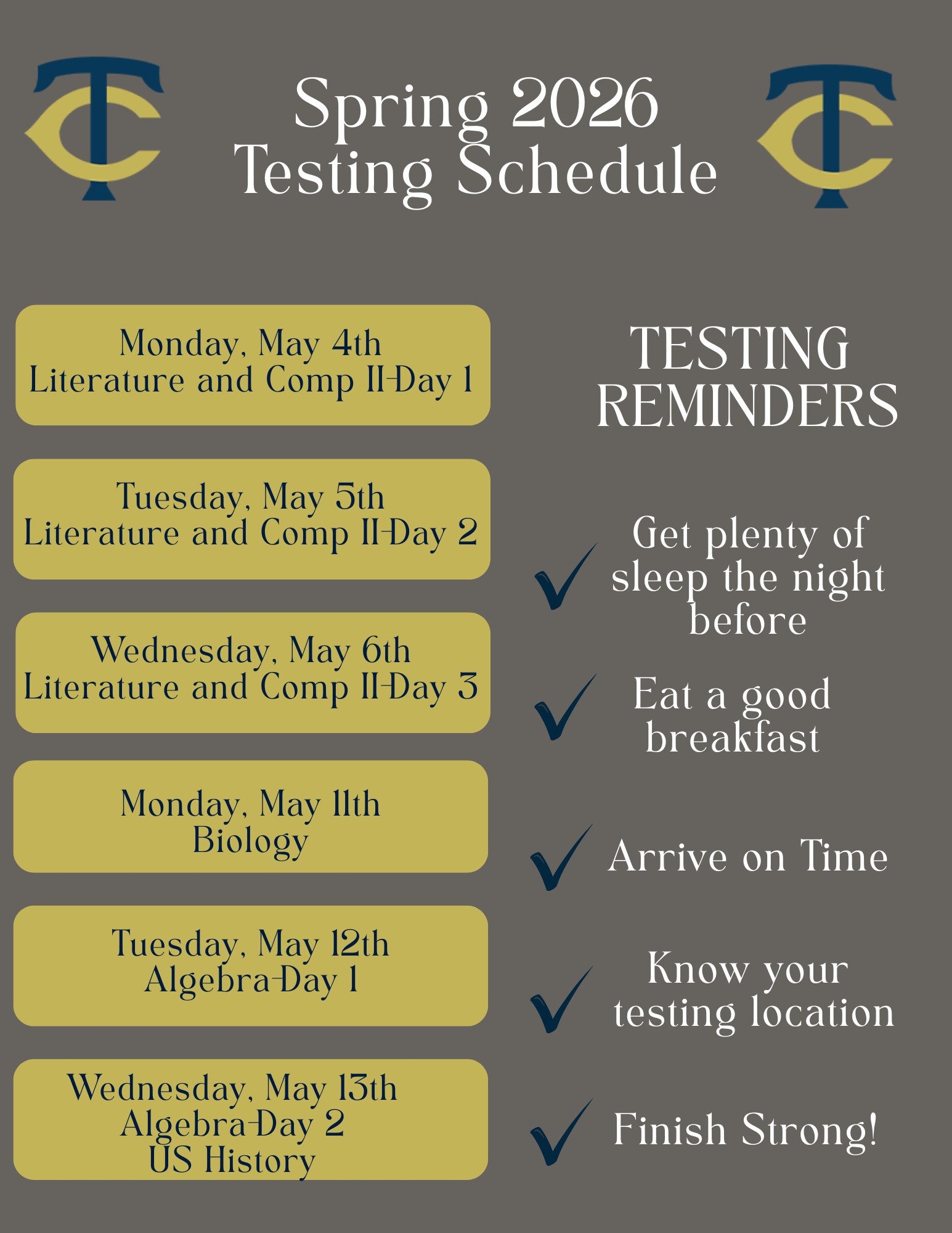 End Of Course Testing