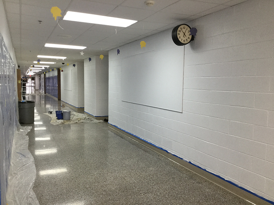 1st coat finished