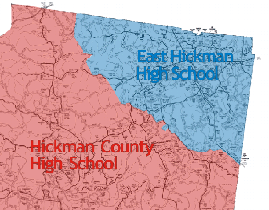 attendance zone map