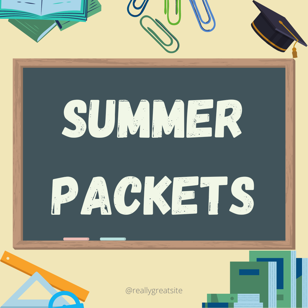 Summer packets are now available 