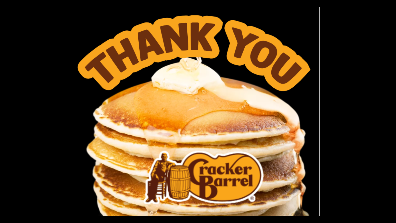 Thank You Cracker Barrel