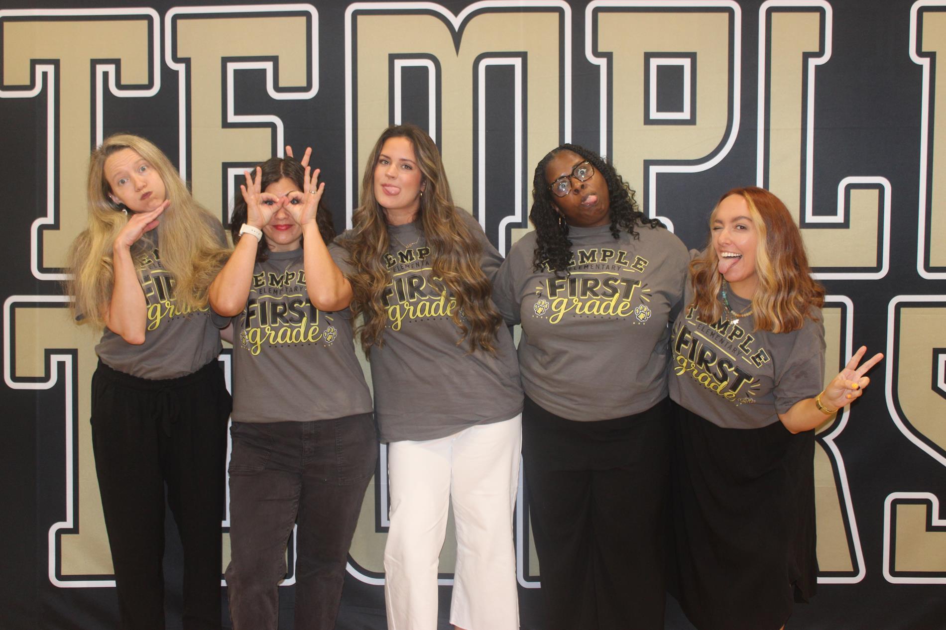 1st Grade Team silly