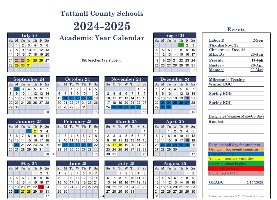 District Calendar