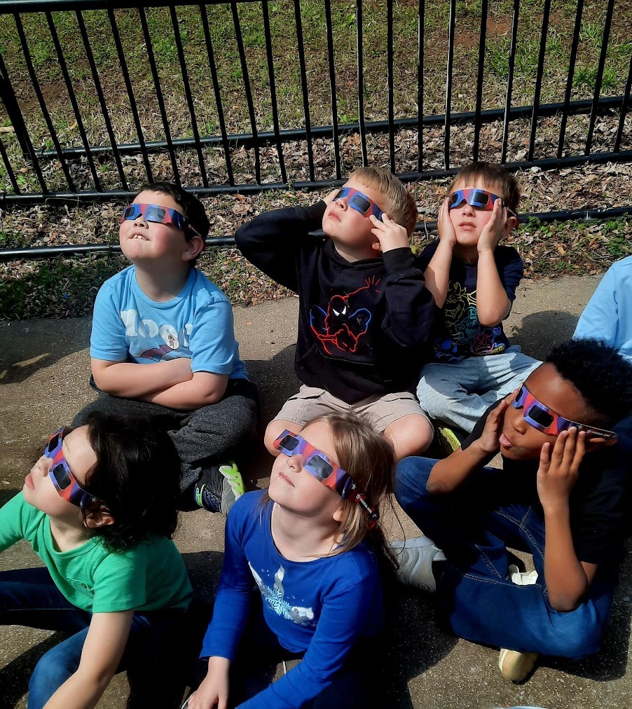 Pictures of the April 2024 eclipse at Clark Memorial
