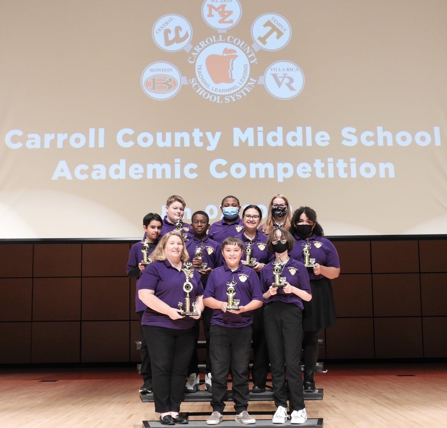 BSMS Academic Team places 2nd at County Competition