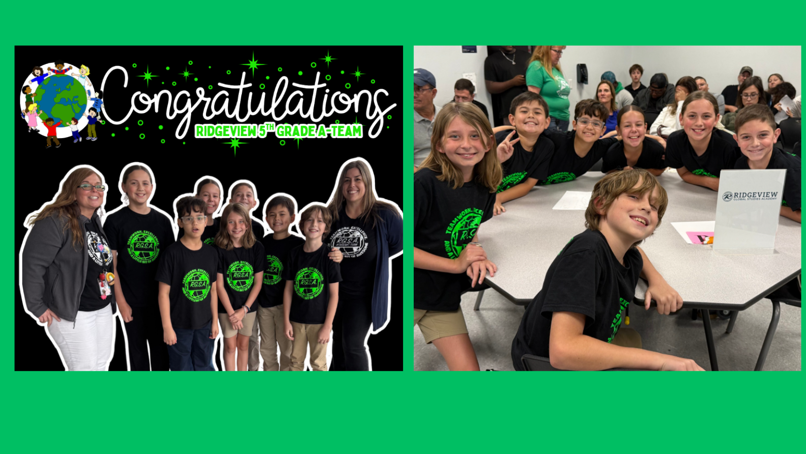 5th Grade A-team Results