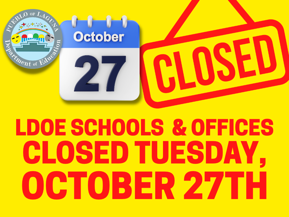 LDOE Schools & Offices Closed 10/27