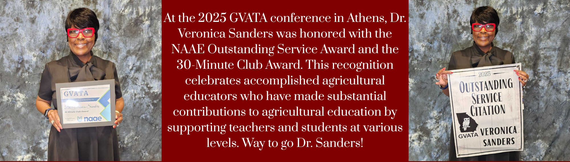 Congratulations, Dr. Sanders!