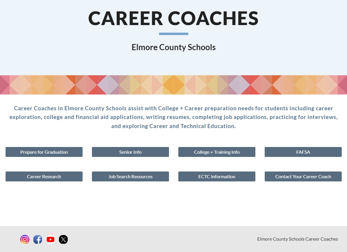 Career Coach Resource Website