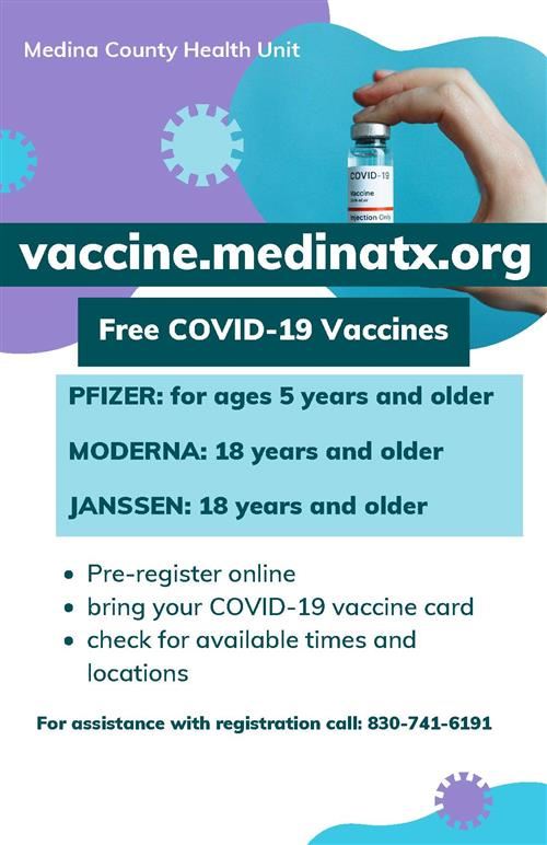 covid flyer with vaccine info