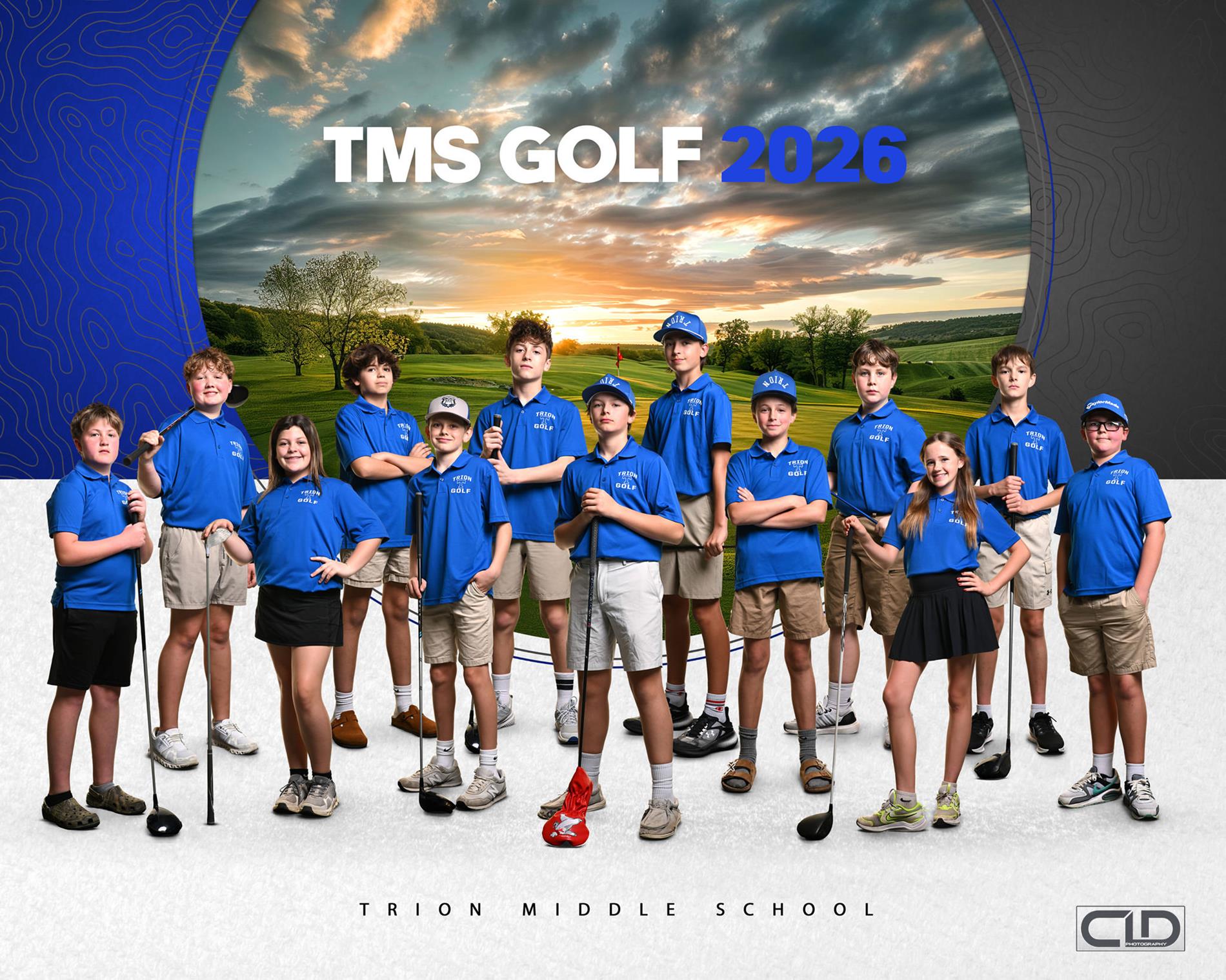 2026 TMS Golf Team Photo