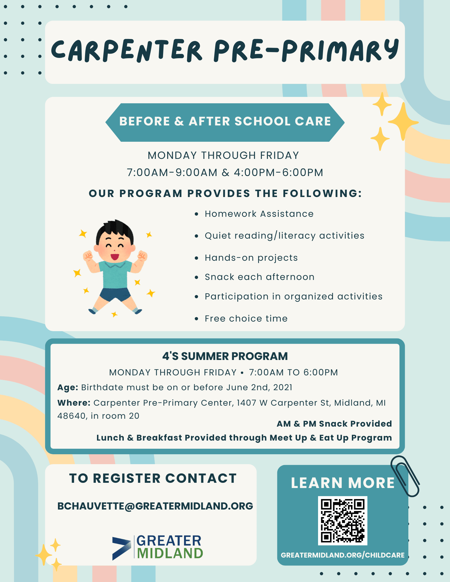 Pre-Primary Before and After Care Program