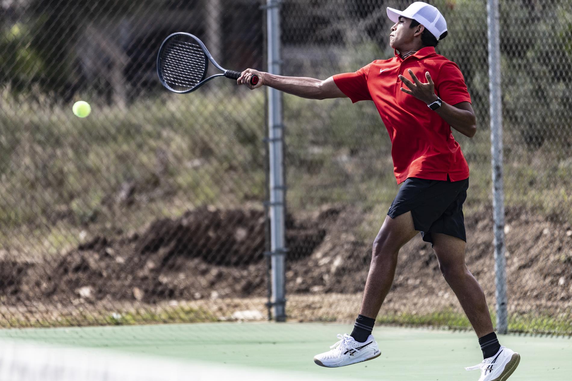 Ingram Tom Moore team tennis vs. Canyon Lake on Sept. 4, 2024