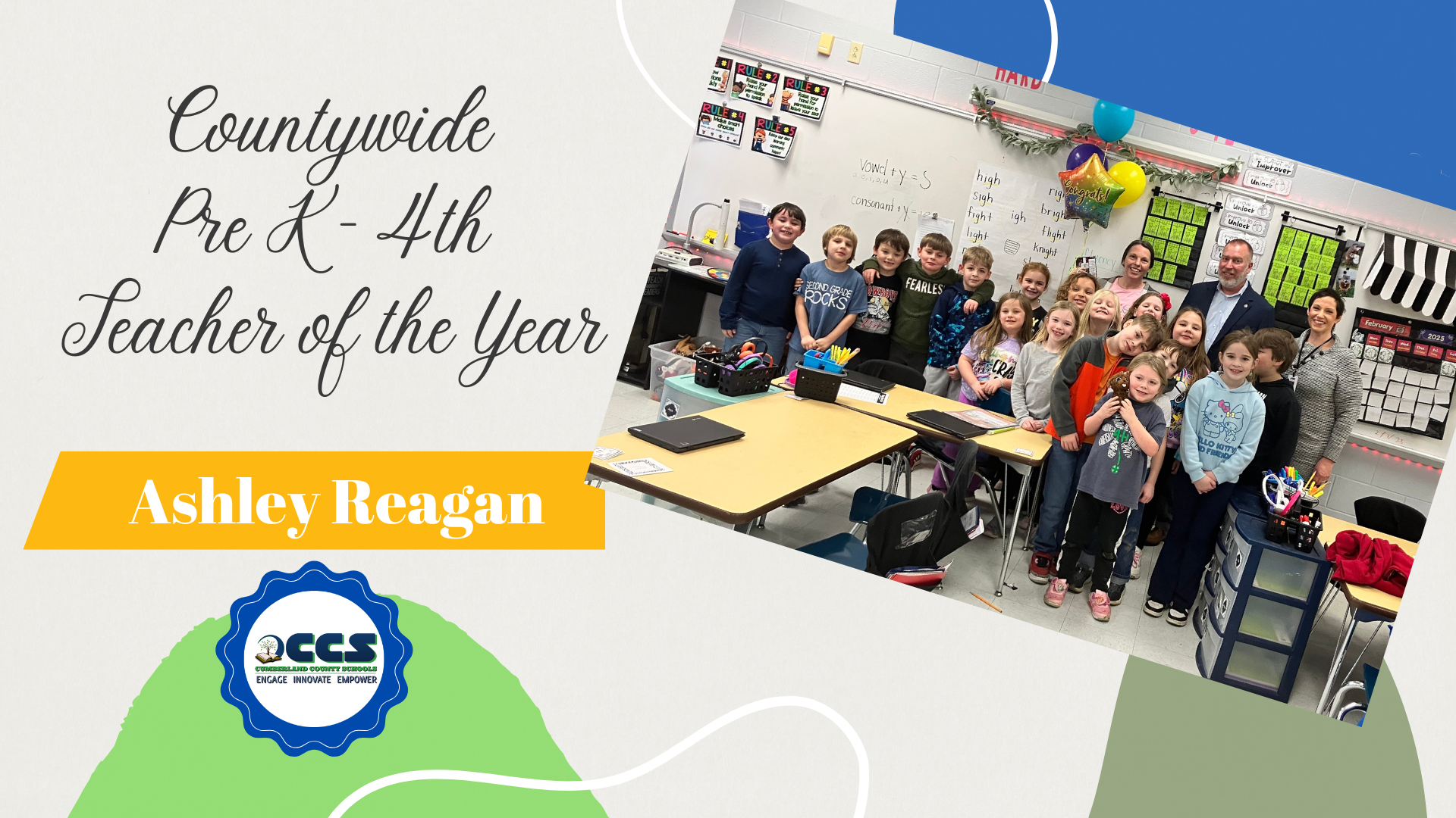 PreK-4 Teacher of the Year