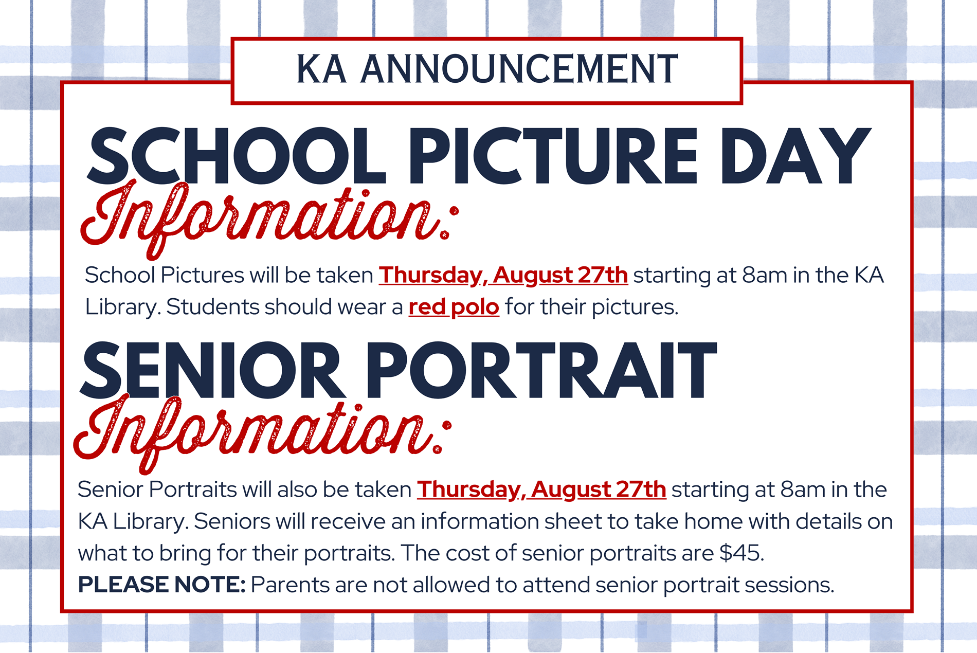 picture day