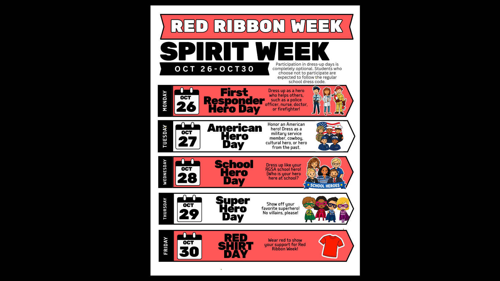 Red Ribbon Week Flyer