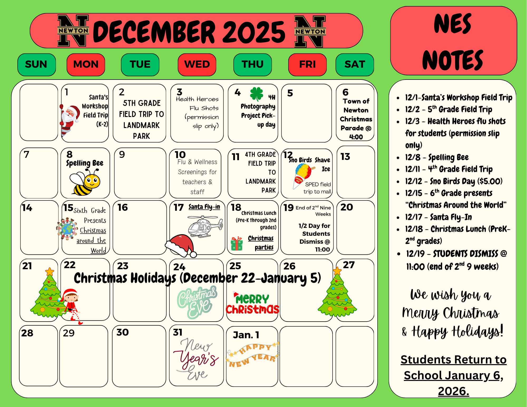 December Calendar