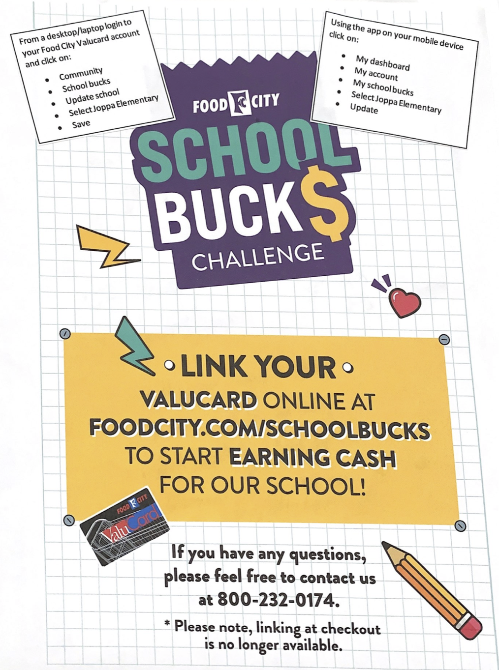 School Bucks Challenge