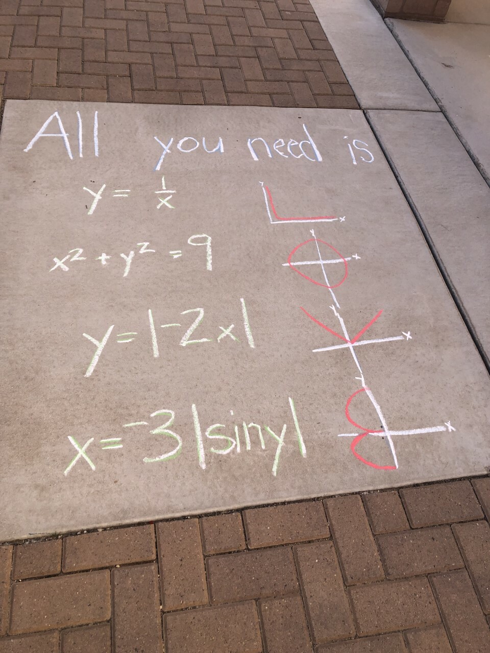 math chalk art