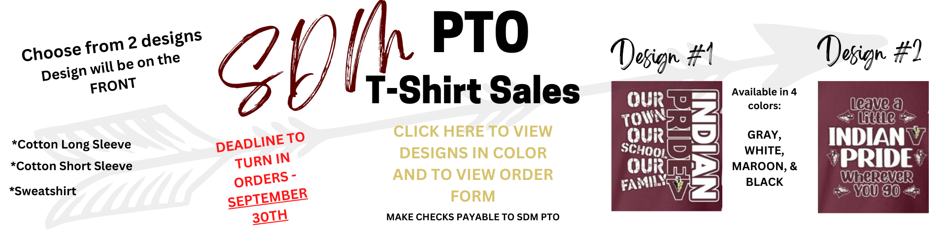 PTO Shirt Sale