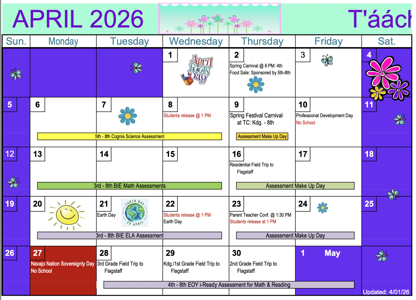 Activity Calendar
