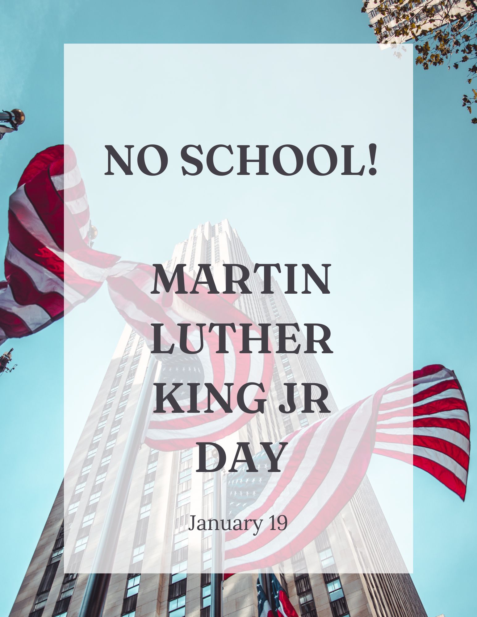 no school mlk day with info flyer link no school mlk day with info flyer link