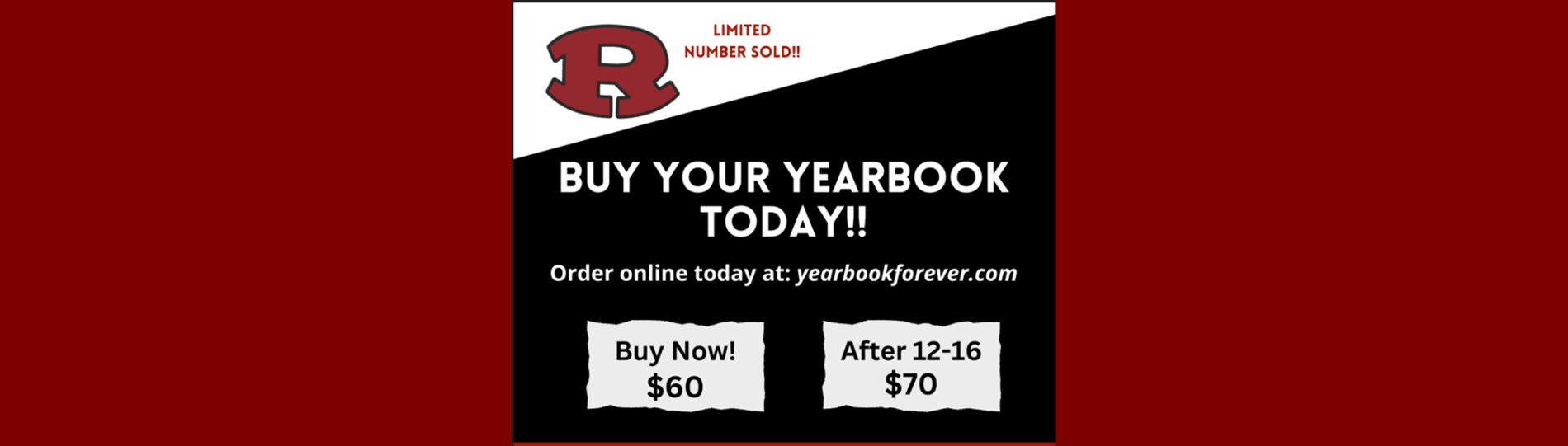 Buy Your Yearbook!