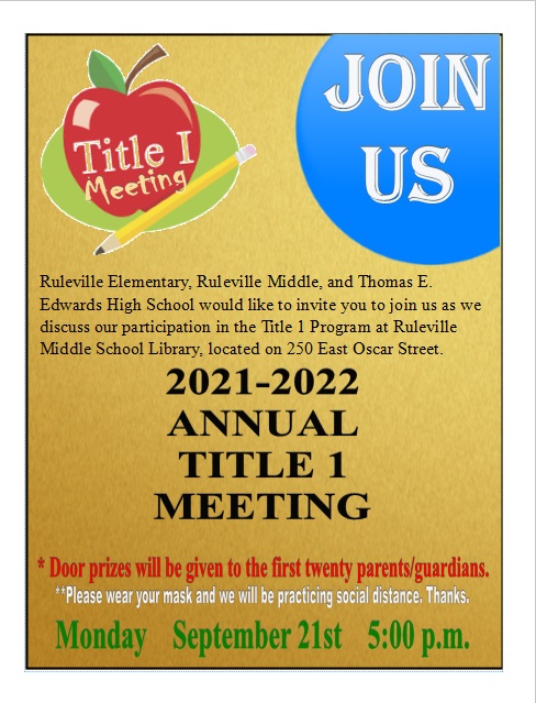 Title I Meeting Title I Meeting