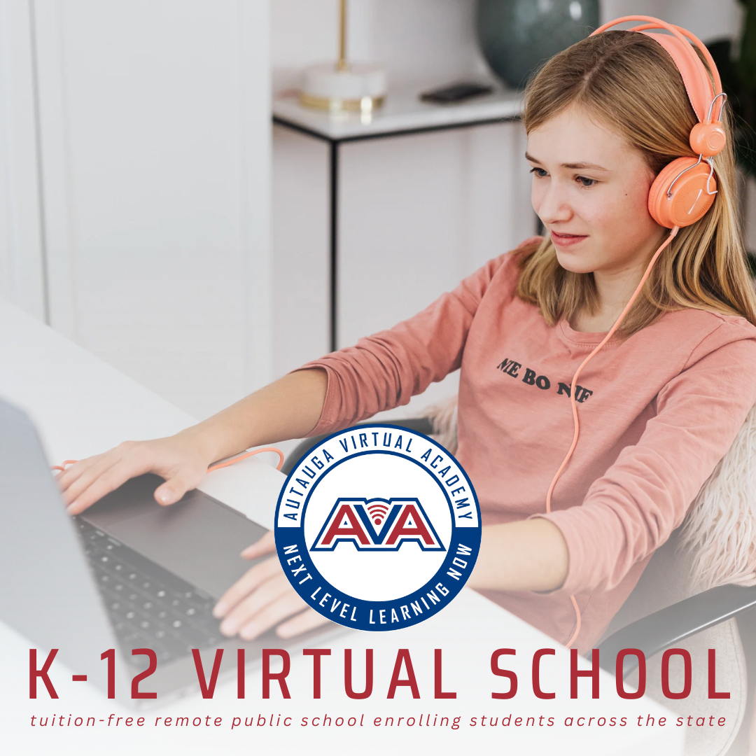 Autauga Virtual Academy Pre-Registration Graphic