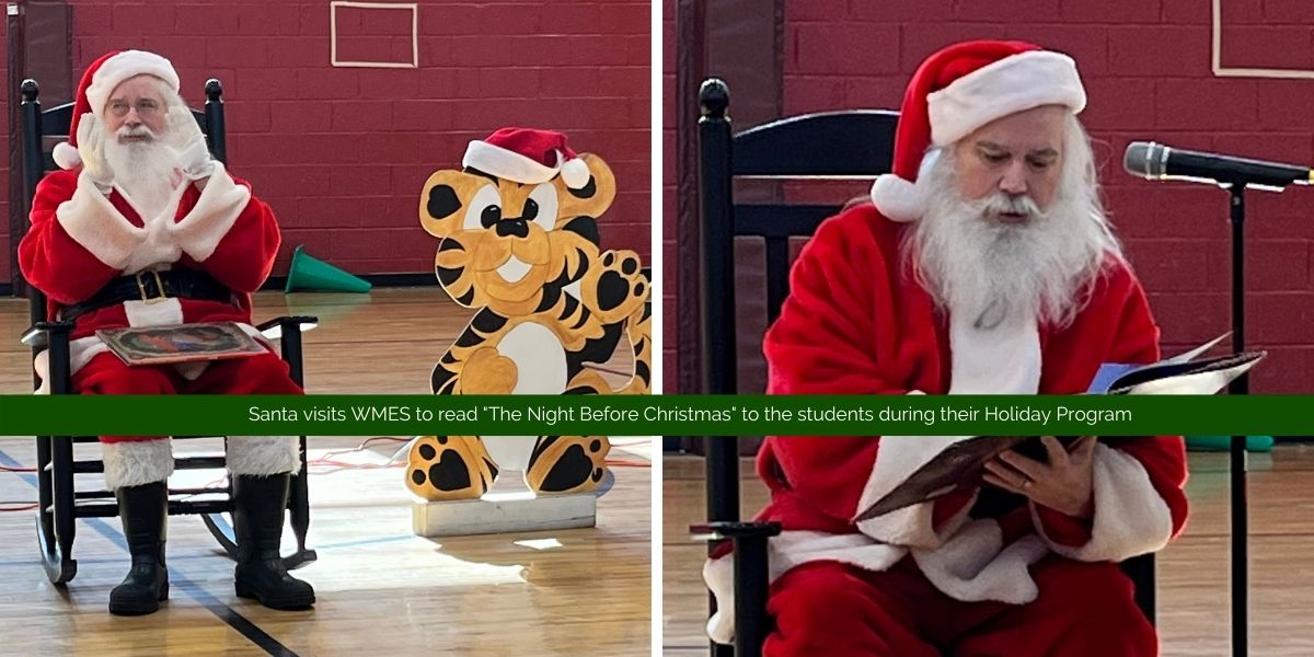 Santa Clause visit at school