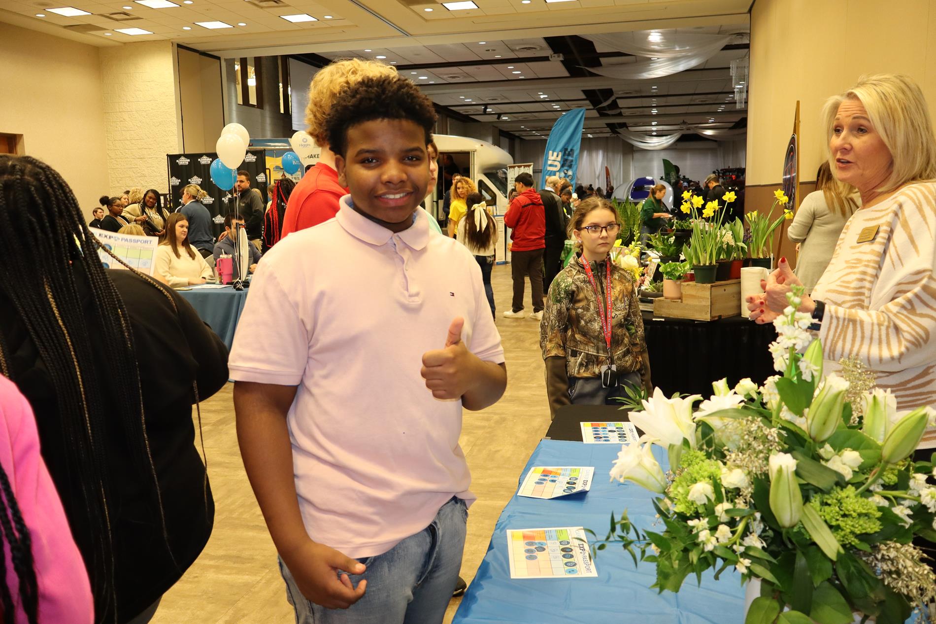 Student at Career Expo