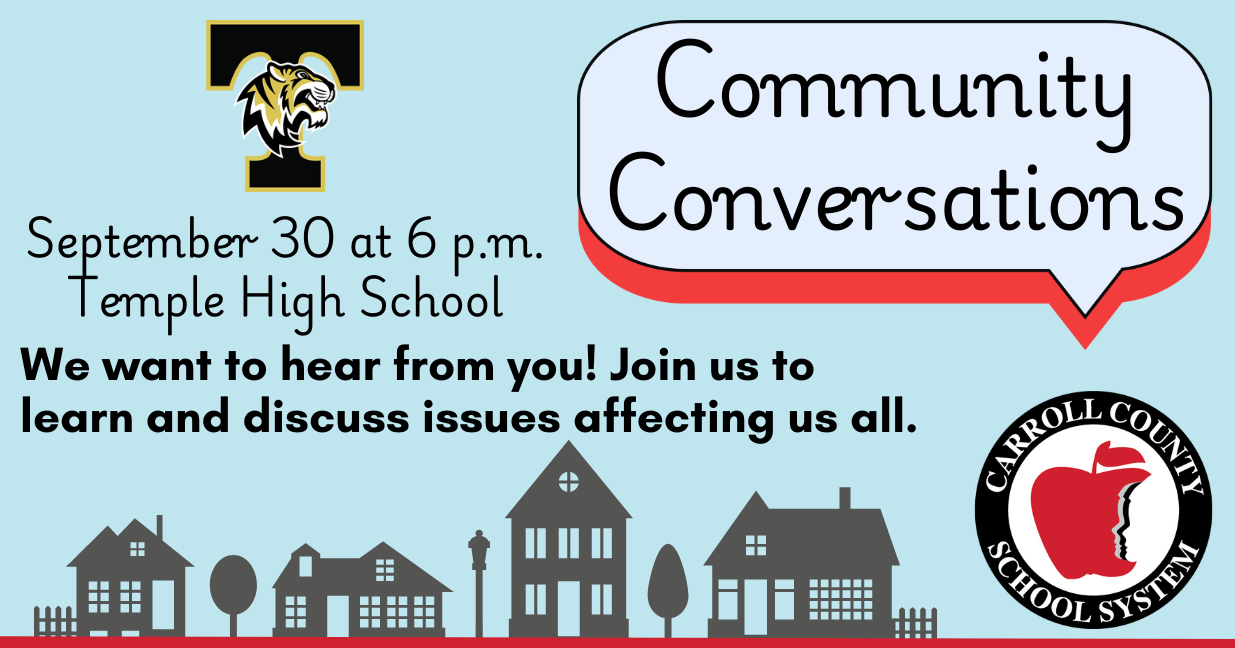 Temple Community Conversation Announcement Flyer