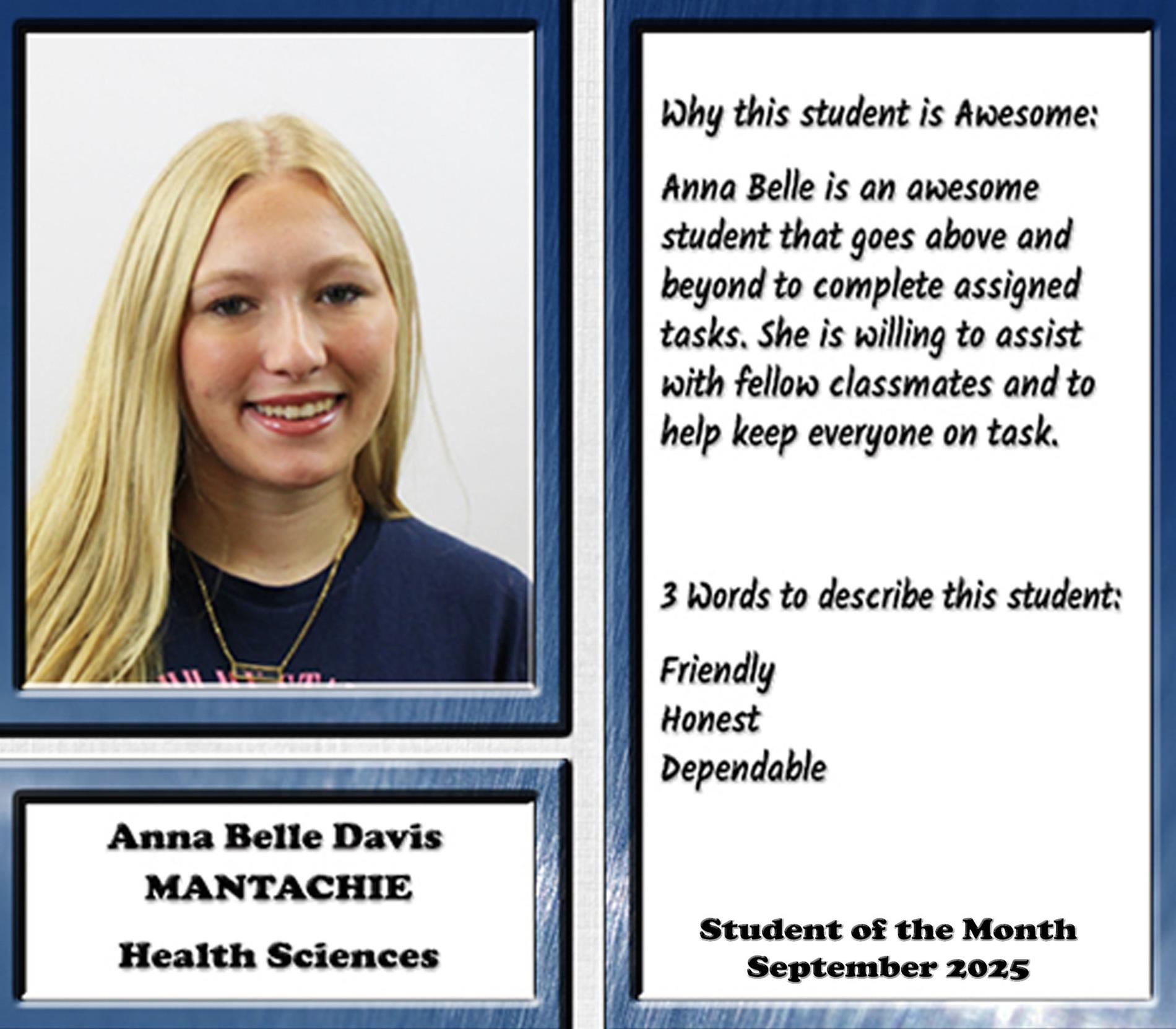 Student of the Month