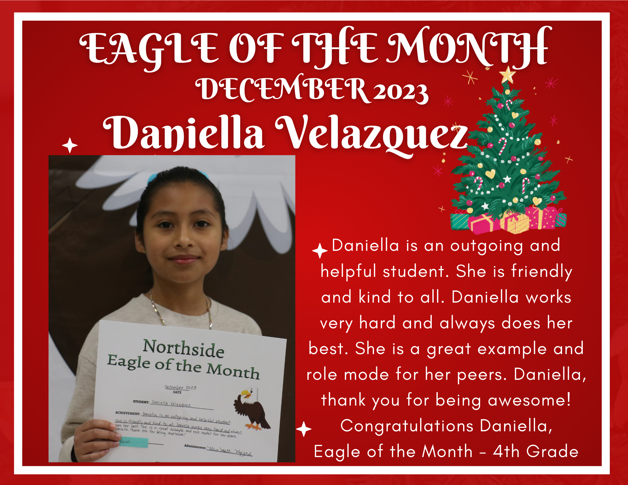 December Eagles of the Month