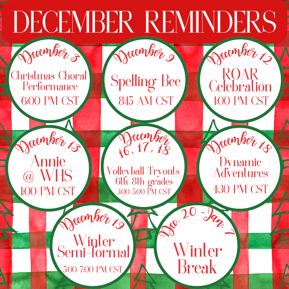 November reminders