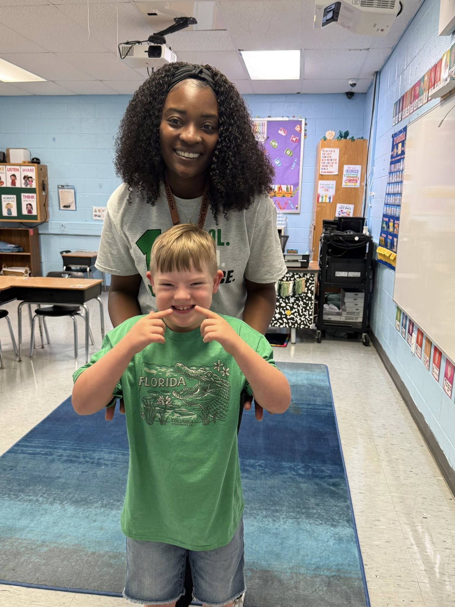 Ms. Toppin & Student