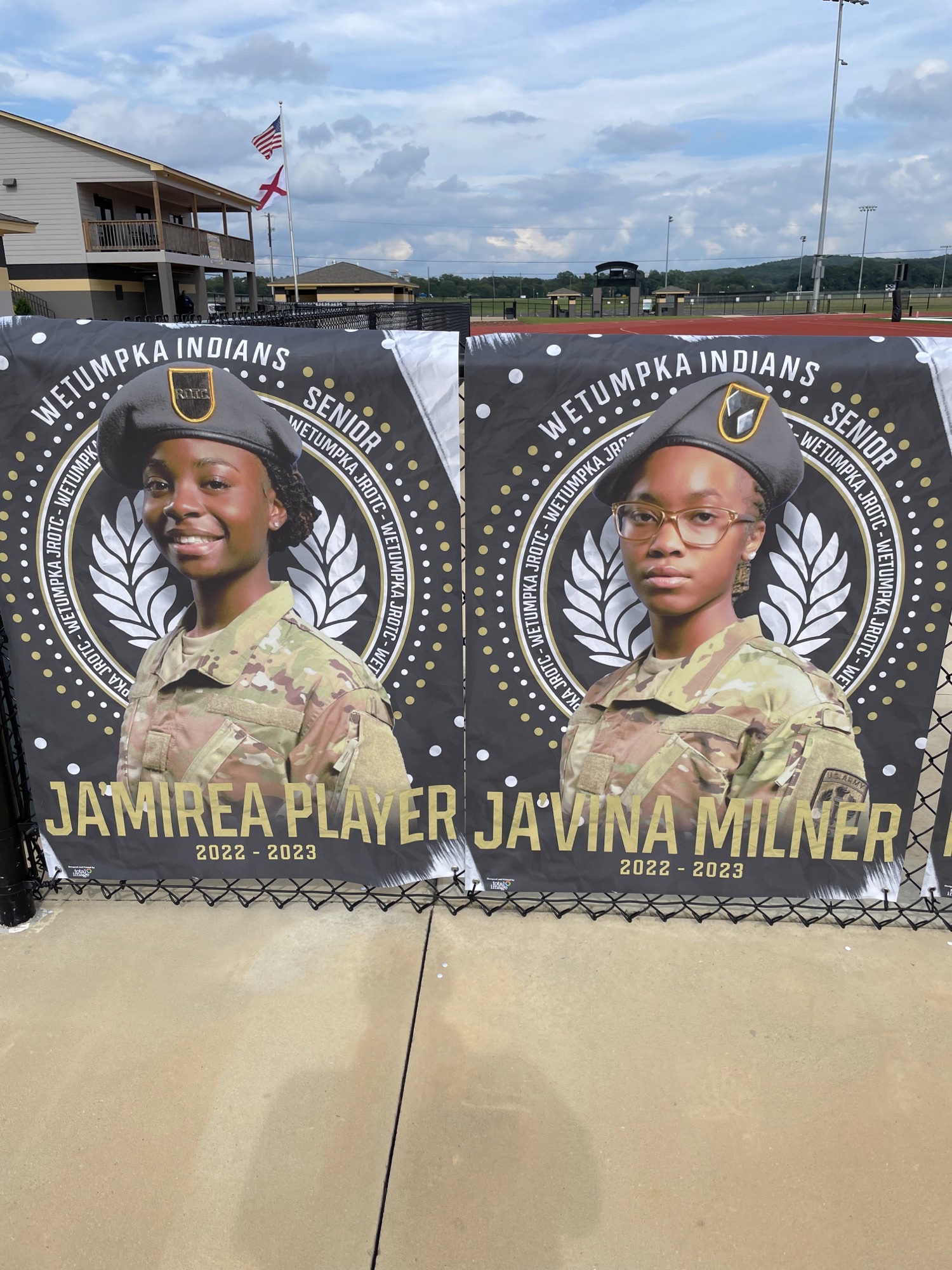 JROTC Senior Banners: Ka'Mirea Player & Ja'Vina Milner