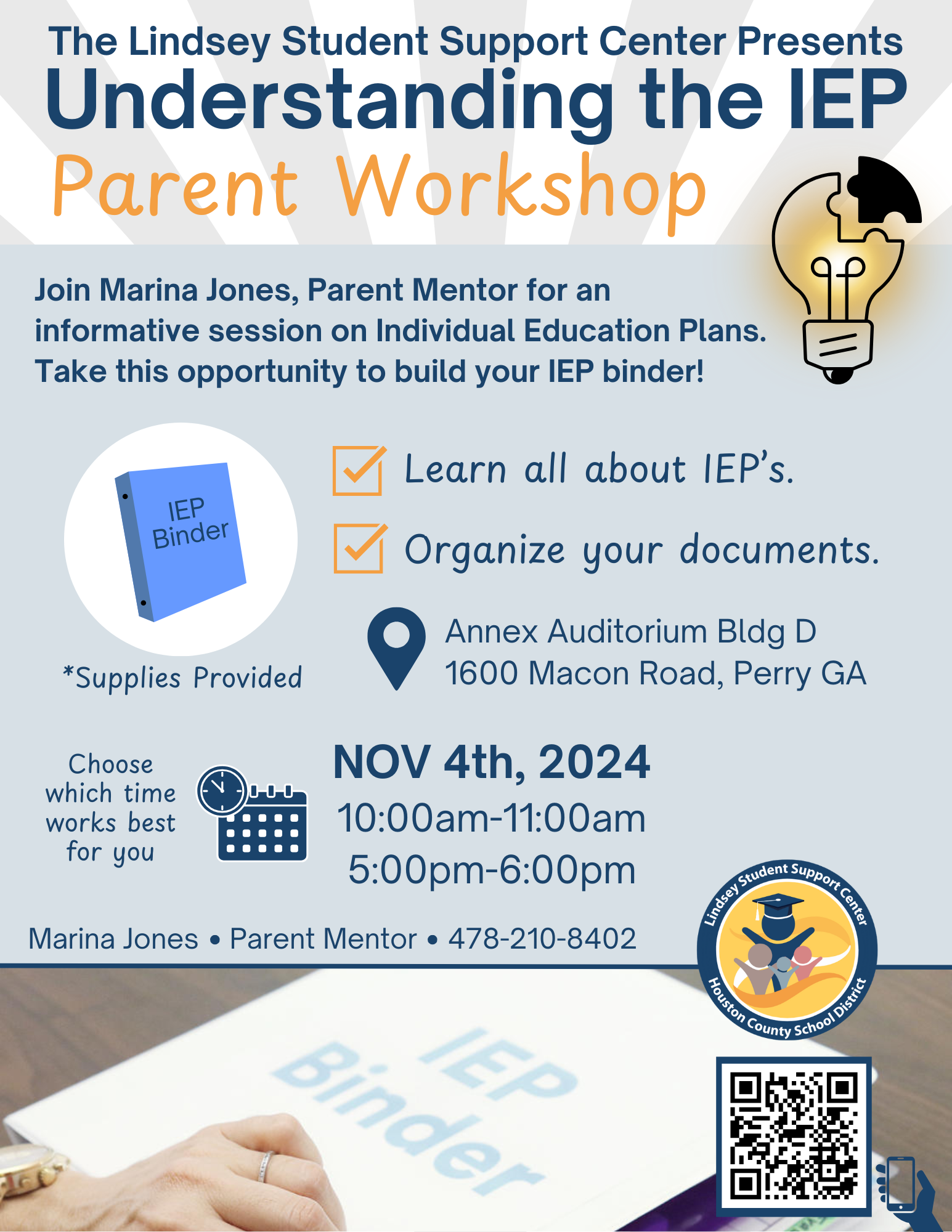 SWD Parent Workshop: Understanding the IEP (English)