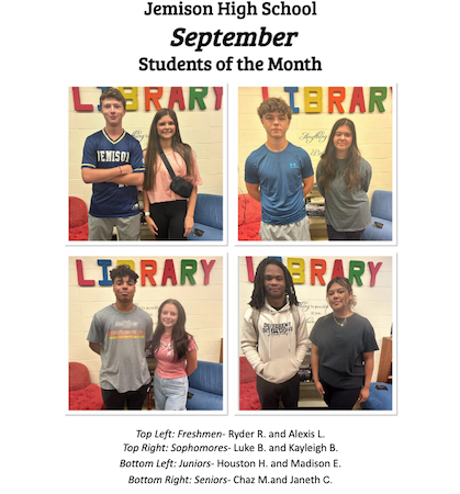 September Students of the Month