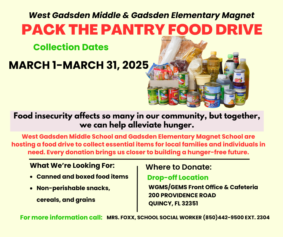 Food Drive - Pack the Pantry