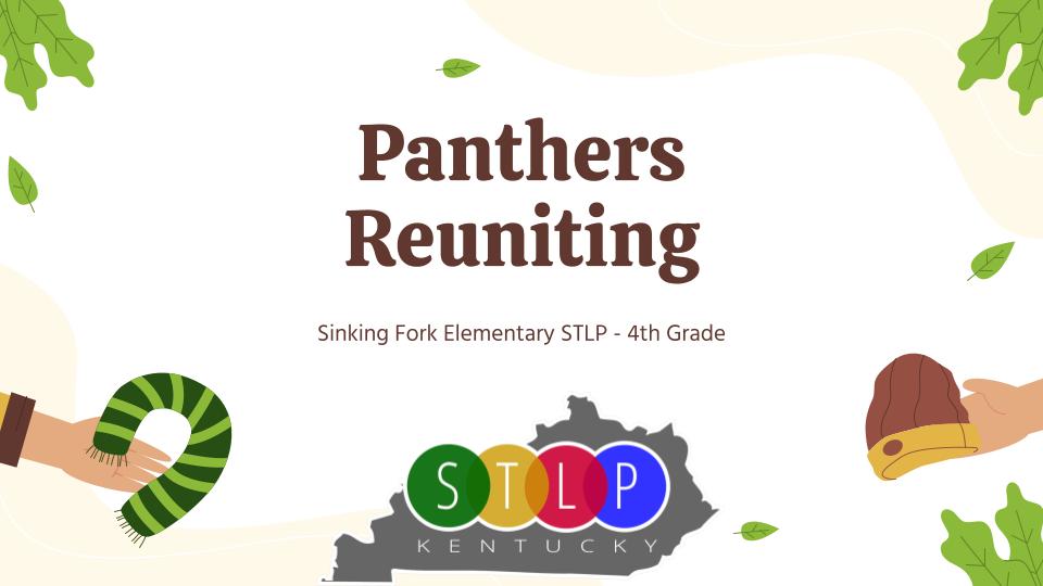 Panthers Reuniting - 4th Grade (Click to see slideshow)