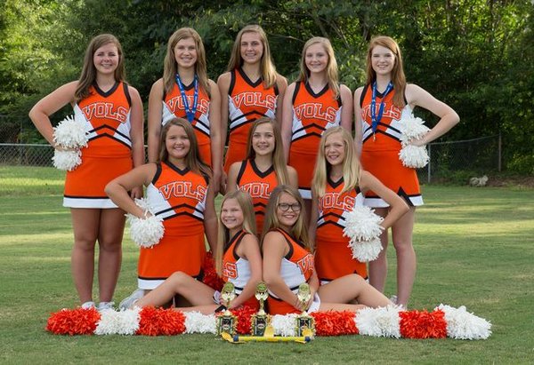 JV Cheer team