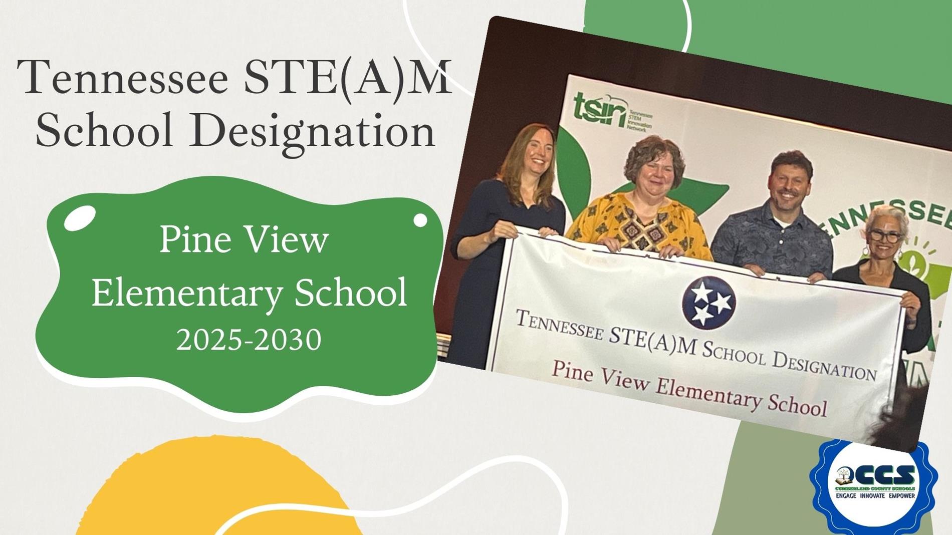 STEAM award to Pine View Elementary Photo 