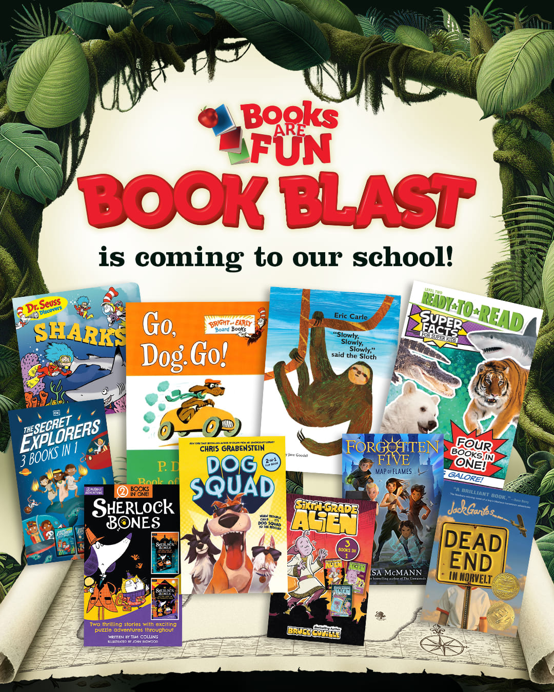 Book Blast is coming to our school!