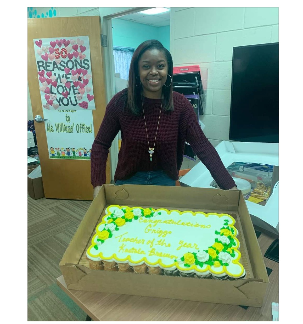 Ms. K. Brown, Teacher of the Year