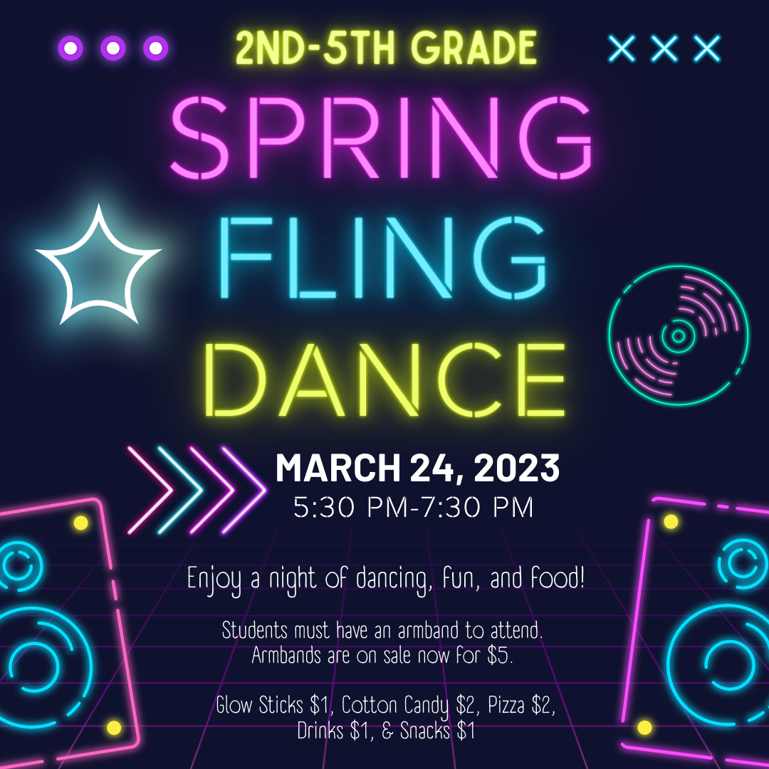 SPRING FLING FOR 3RD-5TH GRADE STUDENTS