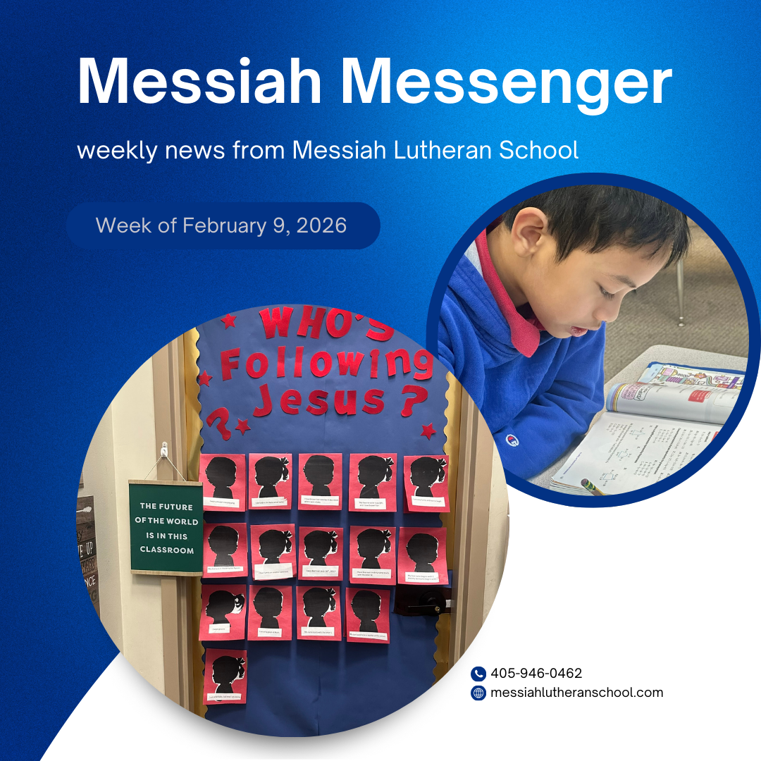 Messiah Messenger for the week of February 9, 2026